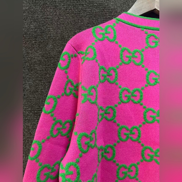 Gucci GG crew neck cardigan sweater - Picture 12 of 14